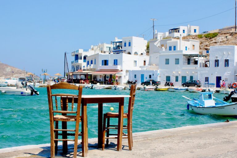 Tinos,,Greece,-,Summer,2011,A,View,Of,A,Table