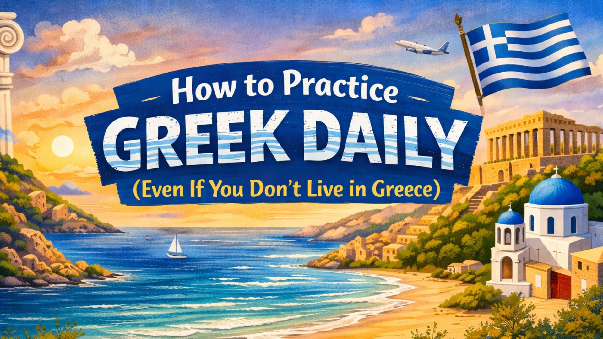 Read more about the article How to Practice Greek Daily (Even If You Don’t Live in Greece)